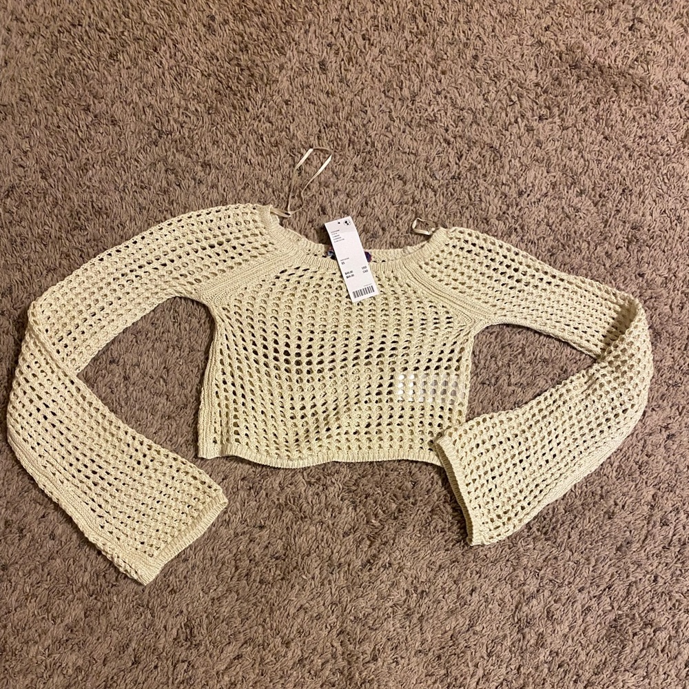 Urban outfitters crochet crop top